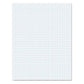 Ampad Quadrille Pads Quadrille Rule (4 Sq/in) 50 White (heavyweight 20 Lb Bond) 8.5 X 11 Sheets - School Supplies - Ampad®