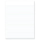 Ampad Recycled Glue Top Pads Wide/legal Rule 50 White 8.5 X 11 Sheets Dozen - School Supplies - Ampad®