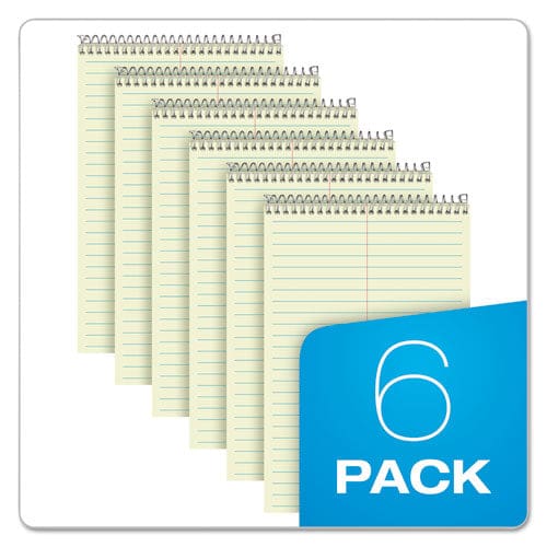 Ampad Steno Pads Gregg Rule Tan Cover 70 Green-tint 6 X 9 Sheets 6/pack - Office - Ampad®