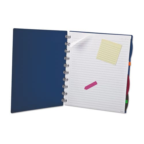 Ampad Versa Crossover Notebook 3 Subject Wide/legal Rule Navy Cover 11 X 8.5 60 Sheets - Office - Ampad®