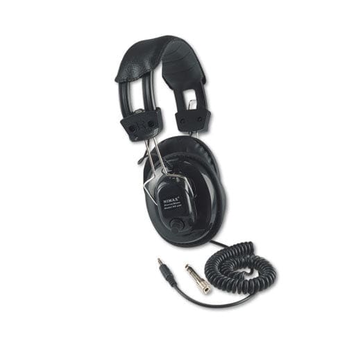 AmpliVox Deluxe Stereo Headphones W/mono Volume Control 6 Ft Cord Black - Technology - AmpliVox®