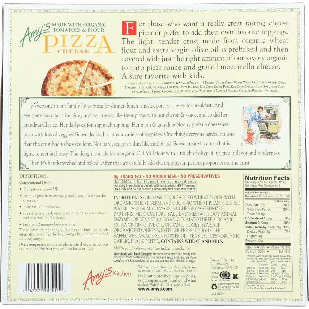 Amys Amy's Cheese Pizza, 13 oz