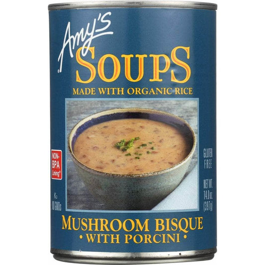 AMYS Amy'S Mushroom Bisque With Porcini Soup, 14 Oz