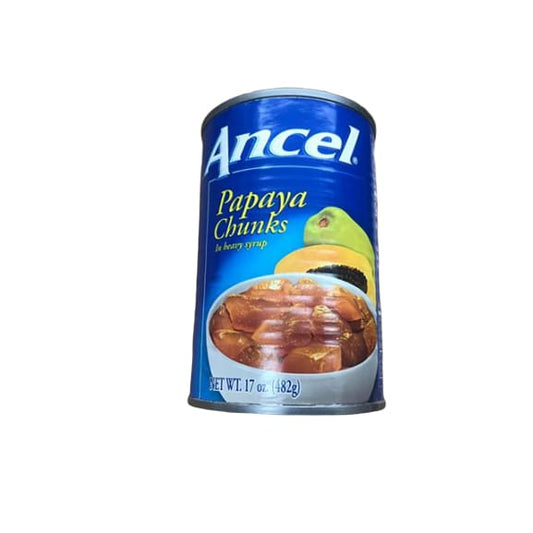 Ancel Papaya Chunks in heavy Syrup, 17 oz - ShelHealth.Com