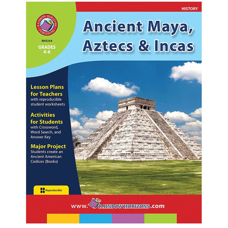Ancient Maya Aztecs & Incas (Pack of 2) - History - Classroom Complete Press