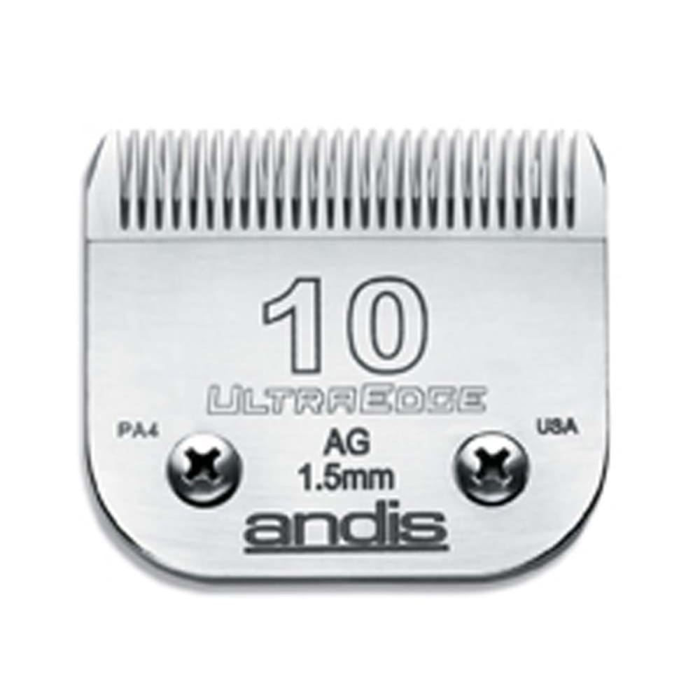 Andis UltraEdge Grooming Clipper Blade Size #10Chrome; 1ea-Size #10 - Pet Supplies - Andis