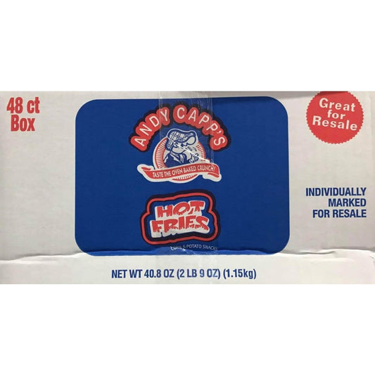 Andy Capp's Hot Fries, 0.85 oz, 48 Pack - ShelHealth.Com