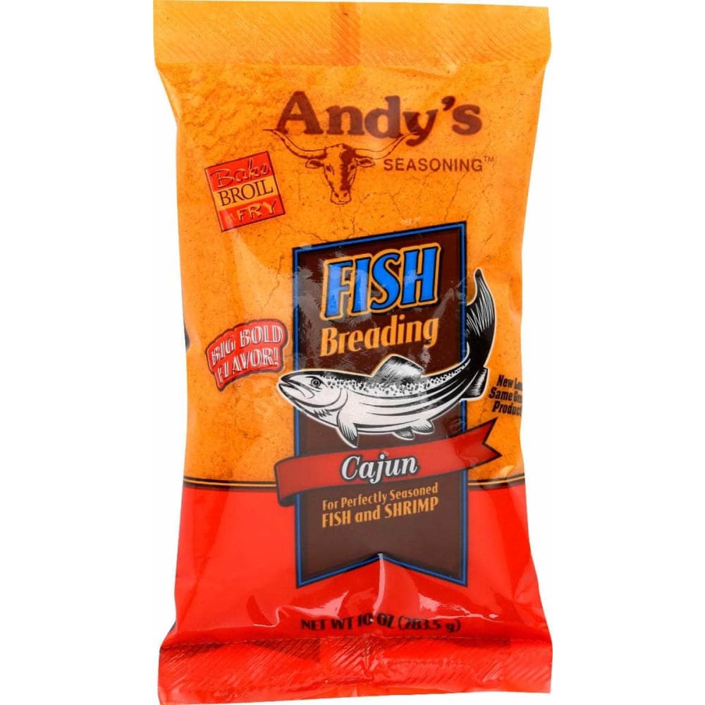 ANDY'S SEASONING ANDYS SEASONING Breading Fish Cajun, 10 oz