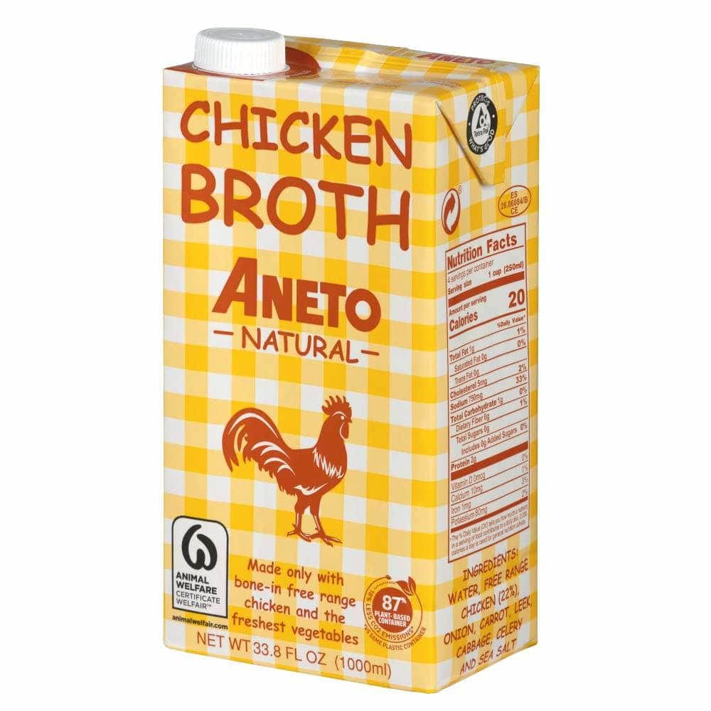 ANETO Grocery > Soups & Stocks ANETO: Broth Chicken, 1 lt