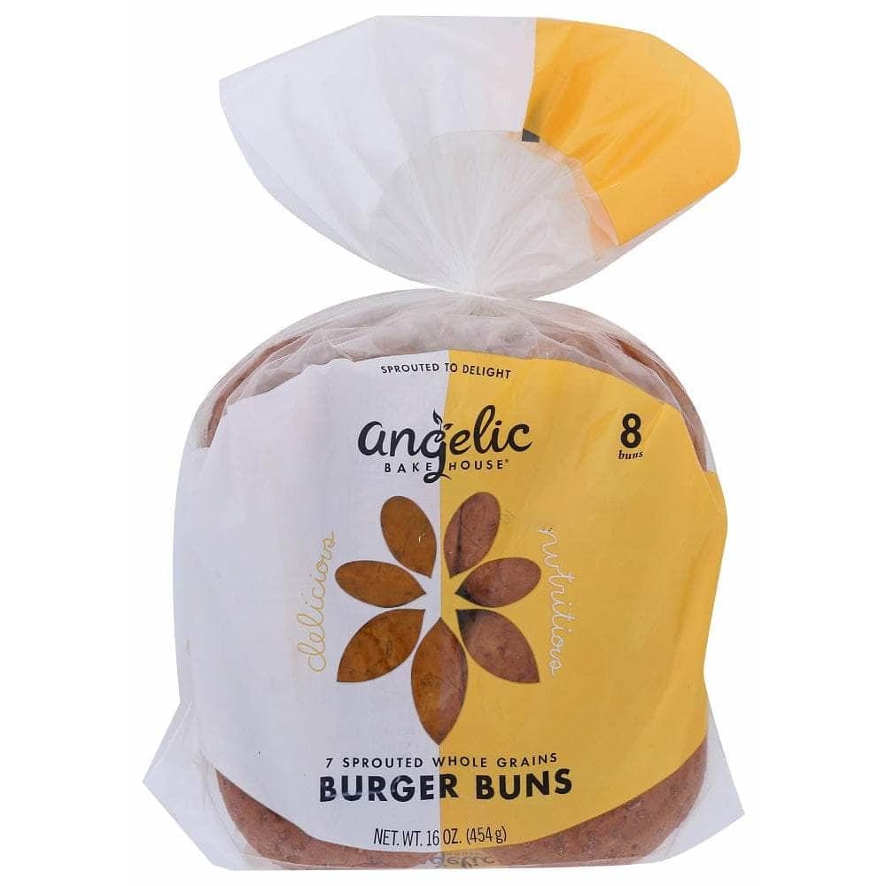 Angelic Bakehouse Angelic Bakehouse Seven Sprouted Whole Grains Burger Buns, 16 oz