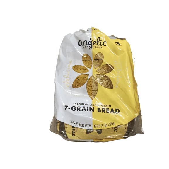 ANGELIC BAKEHOUSE Sprouted 7-Grain Bread, 16 Ounce (Pack of 3) - ShelHealth.Com