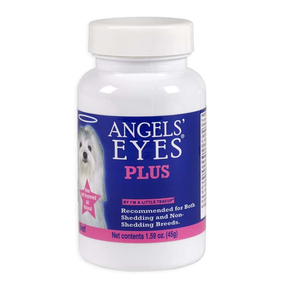 Angels’ Eyes PLUS Beef Flavor Tear Stain Powder 1.59 oz - Pet Supplies - Angels Eyes