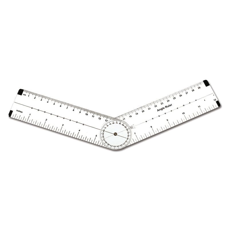 Angle Measurement Ruler (Pack of 12) - Drawing Instruments - Learning Advantage