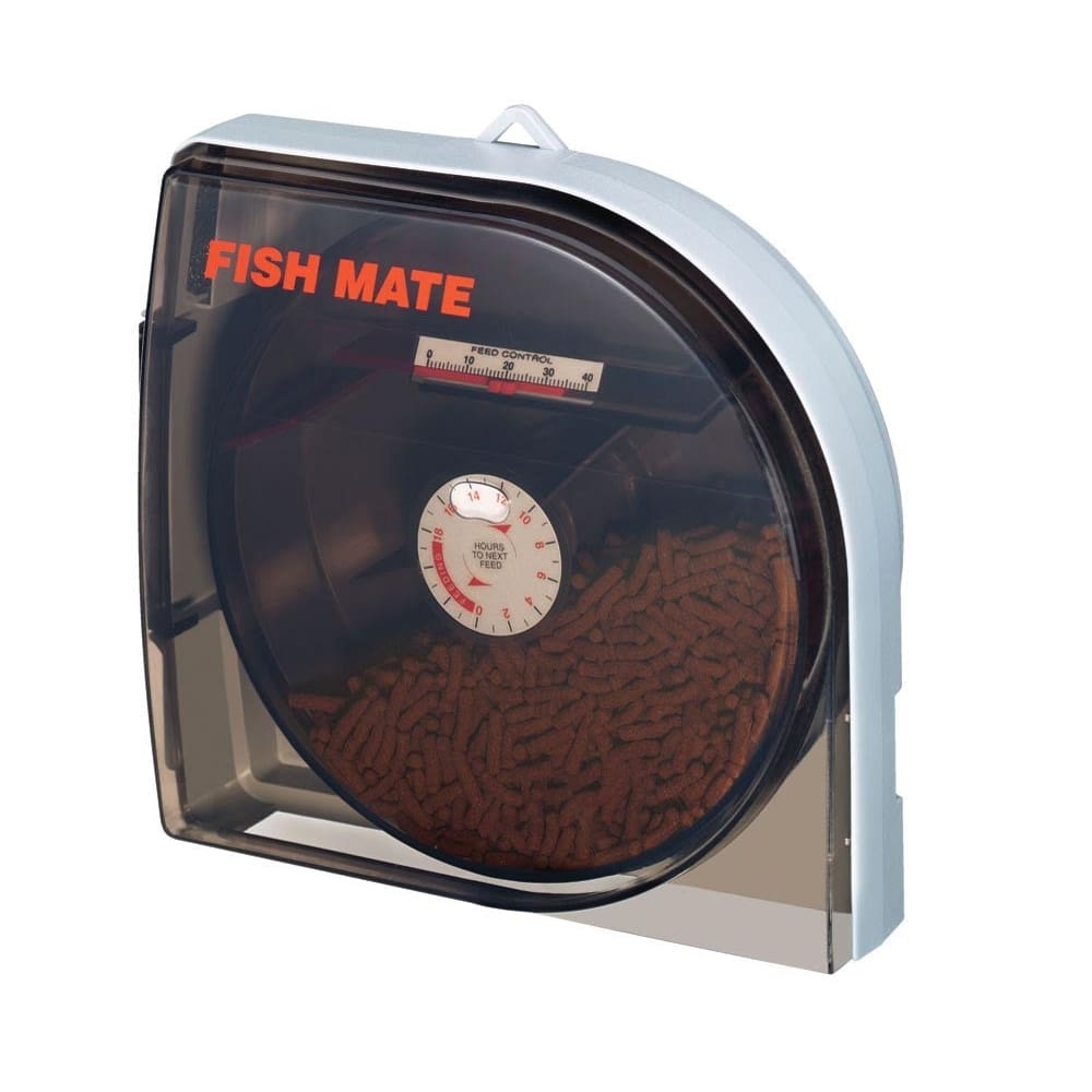 Ani Mate Automatic Pond Fish Feeder Black - Pet Supplies - Ani Mate