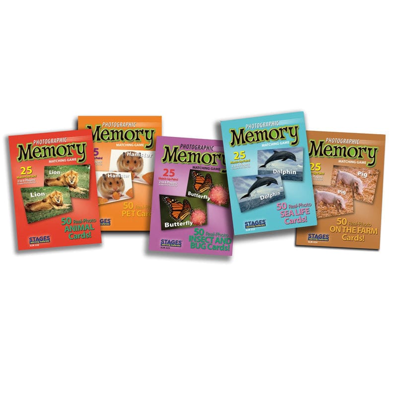 Animal Memory Game Set Of 5 - Games - Stages Learning Materials