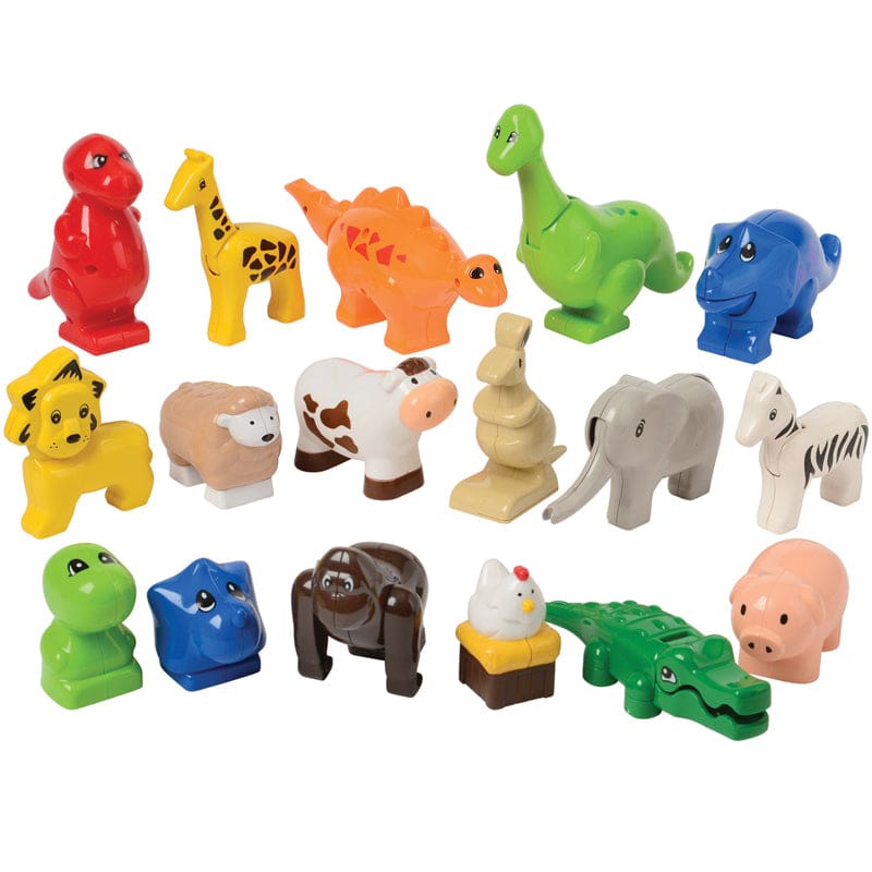 Animals For Prek Sized Bldng Blocks - Blocks & Construction Play - Marvel Education Company