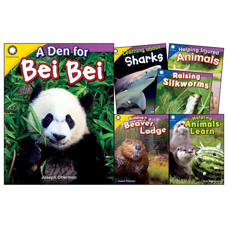 Animals Grades K 1 6 Book Set Smithsonian Informational Text - Animal Studies - Shell Education