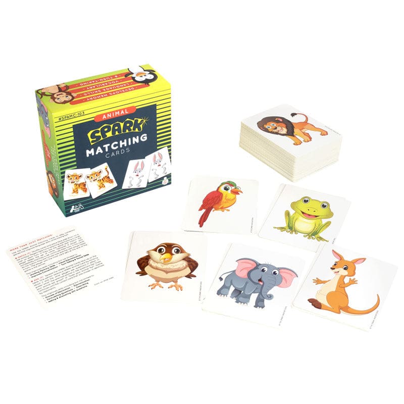 Animals Matching Cards Memory Game (Pack of 2) - Card Games - Spark Innovations