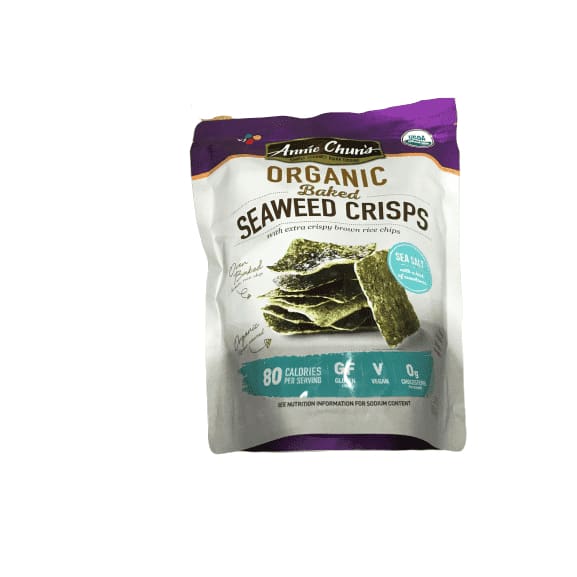 Annie Chun’s Organic Baked Seaweed Crisps, 5.08 oz - ShelHealth.Com