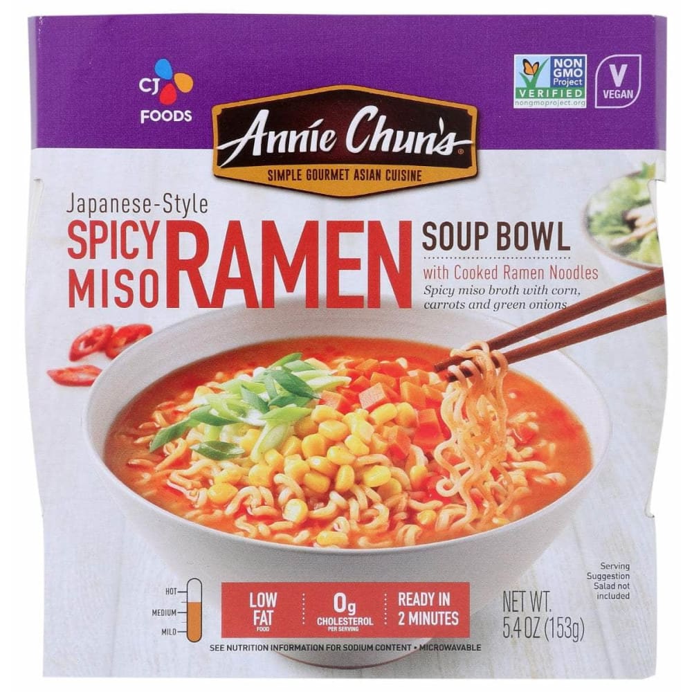 ANNIE CHUNS Annie Chuns Soup Bwl Spicy Miso Ramen, 5.4 Oz