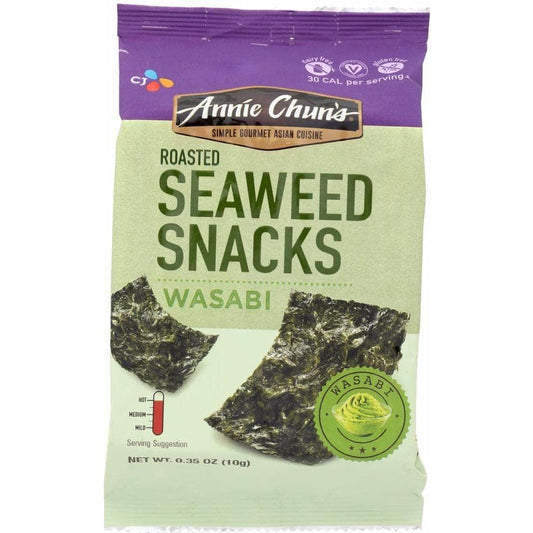 Annie Chuns Annie Chun's Wasabi Roasted Seaweed Snacks Hot, 0.35 Oz