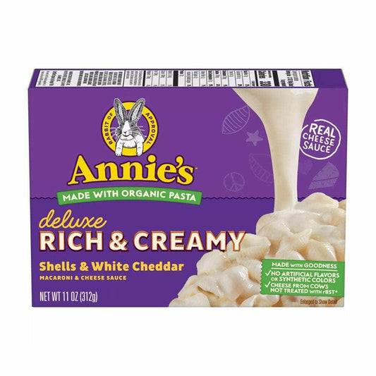 ANNIES HOMEGROWN ANNIES HOMEGROWN Deluxe Rich & Creamy Shells & White Cheddar Mac & Cheese, 11 oz
