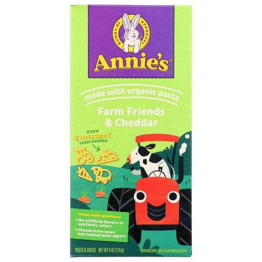 ANNIES HOMEGROWN ANNIES HOMEGROWN Farm Friends & Cheddar Mac & Cheese, 6 oz