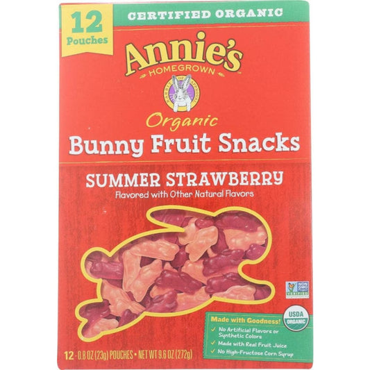 ANNIES HOMEGROWN ANNIES HOMEGROWN Fruit Snacks Bny Strwbry, 9.6 oz