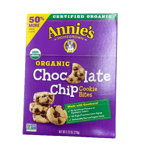Annie's Annie's Homegrown Organic Cookie Bites Chocolate Chip, 9.75 oz