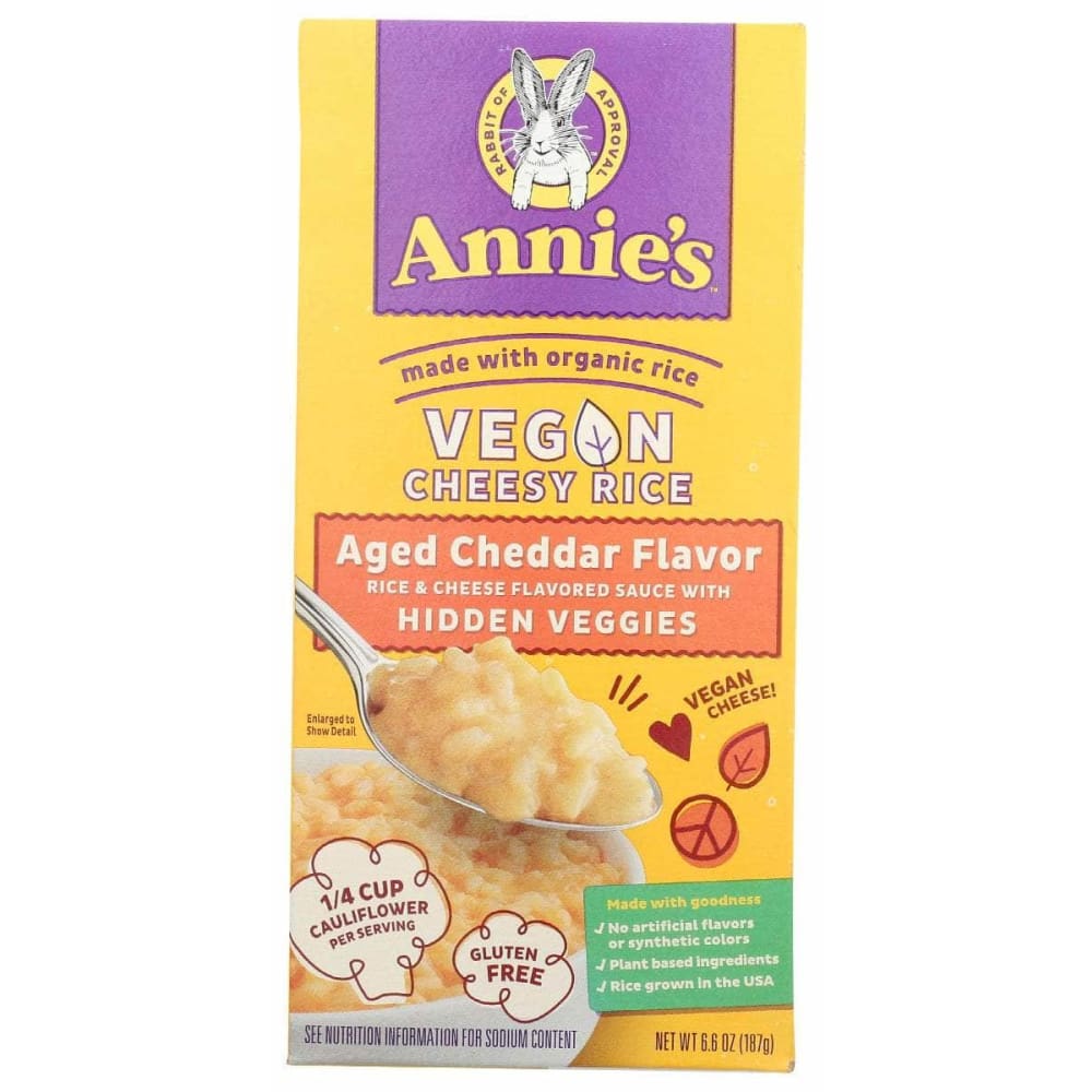 ANNIES HOMEGROWN ANNIES HOMEGROWN Rice Cheesy Cheddar, 6.6 oz