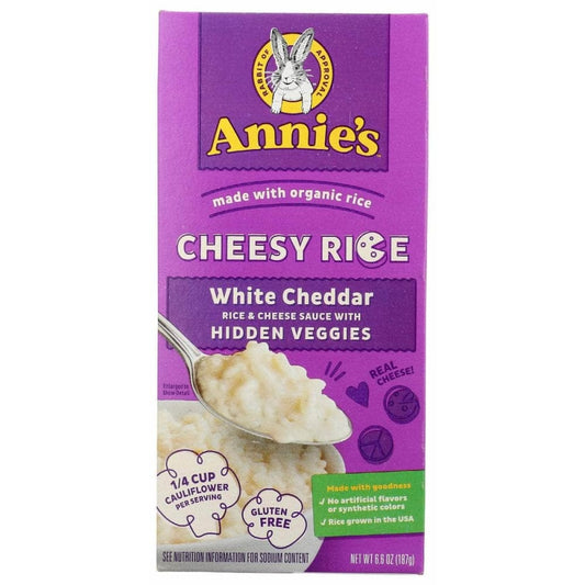 ANNIES HOMEGROWN ANNIES HOMEGROWN Rice Cheesy White Cheddar, 6.6 oz