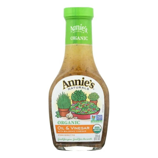 Annie’s Naturals Vinaigrette Organic Oil and Vinegar Case of 6 8 fl oz. - Annie’S Naturals