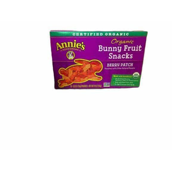 Annie's Organic Bunny Fruit Snacks, Berry Patch, 4 oz - ShelHealth.Com