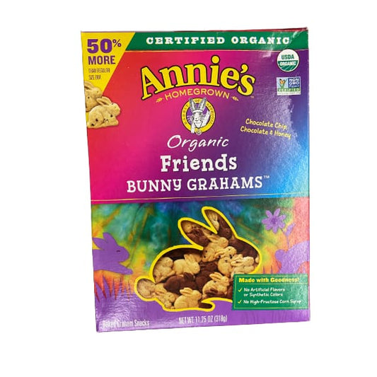 Annie's Annie's Organic Friends Bunny Graham Snacks, Chocolate Chip, Chocolate & Honey, 11.25 oz.