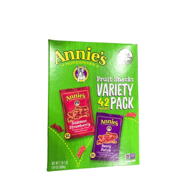 Annie's Organic Fruit Snack Variety Pack (0.8 oz, 42 ct.) - ShelHealth.Com