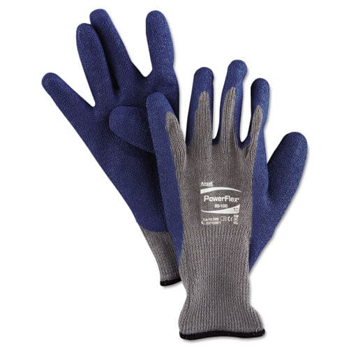 AnsellPro Powerflex Gloves Blue/gray Size 10 1 Pair - Office - AnsellPro