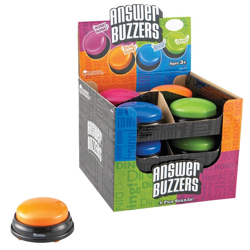Answer Buzzers Pop Set Of 12 - Games & Activities - Learning Resources