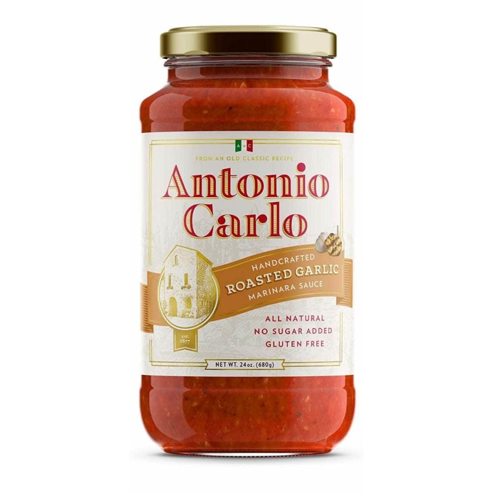 ANTONIO CARLO GOURMET SAUCE Grocery > Pantry > Pasta and Sauces ANTONIO CARLO GOURMET SAUCE Sauce Roasted Garlic, 24 oz