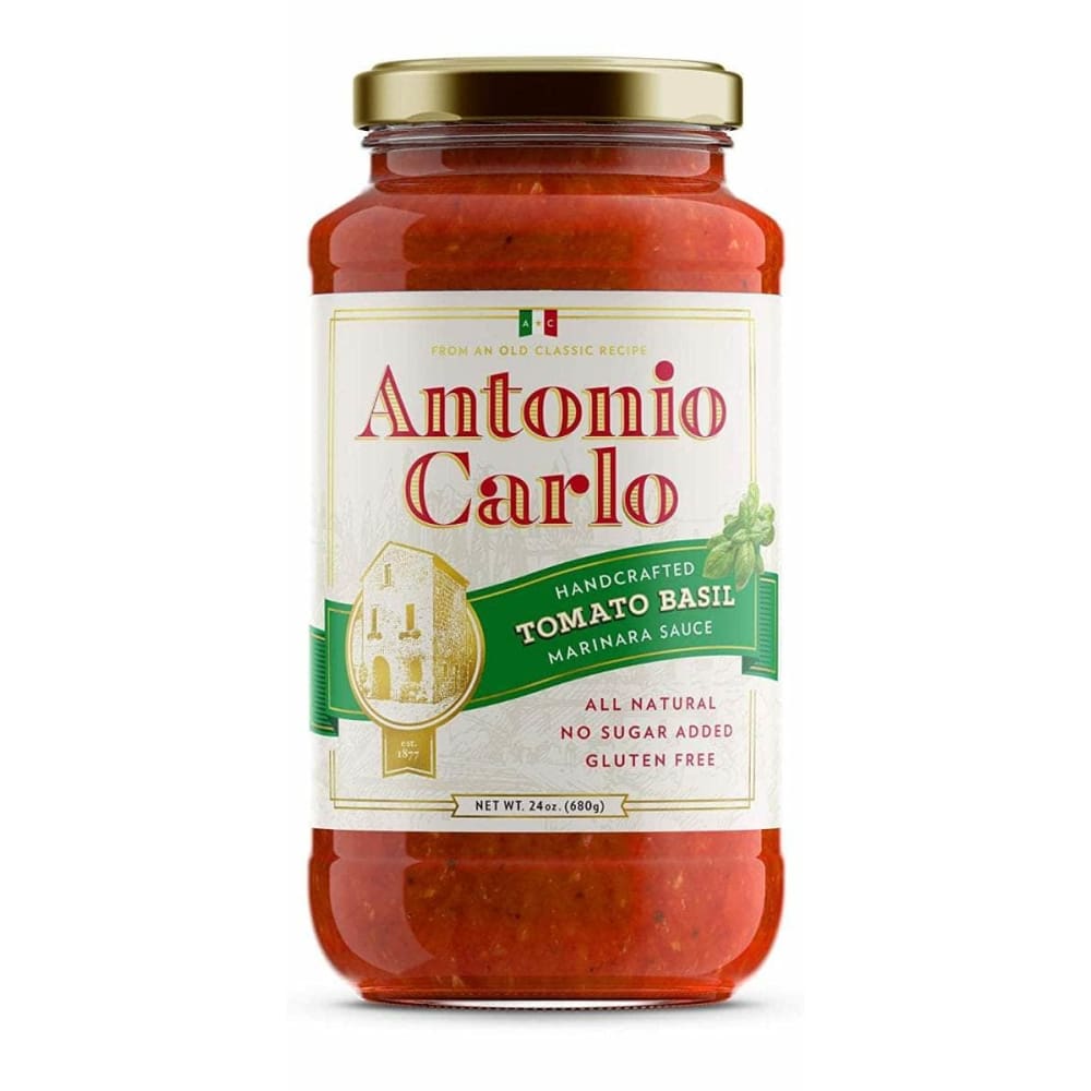ANTONIO CARLO GOURMET SAUCE Grocery > Pantry > Pasta and Sauces ANTONIO CARLO GOURMET SAUCE Sauce Tomato Basil, 24 oz