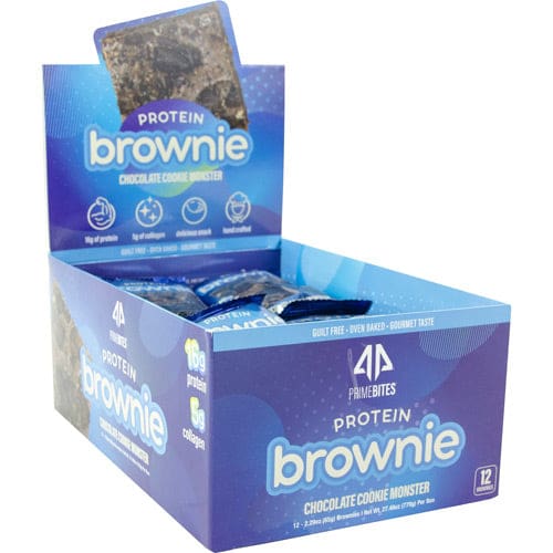 Ap Sports Regimen Protein Brownies Chocolate Cookie Monster 12 ea - Ap Sports Regimen