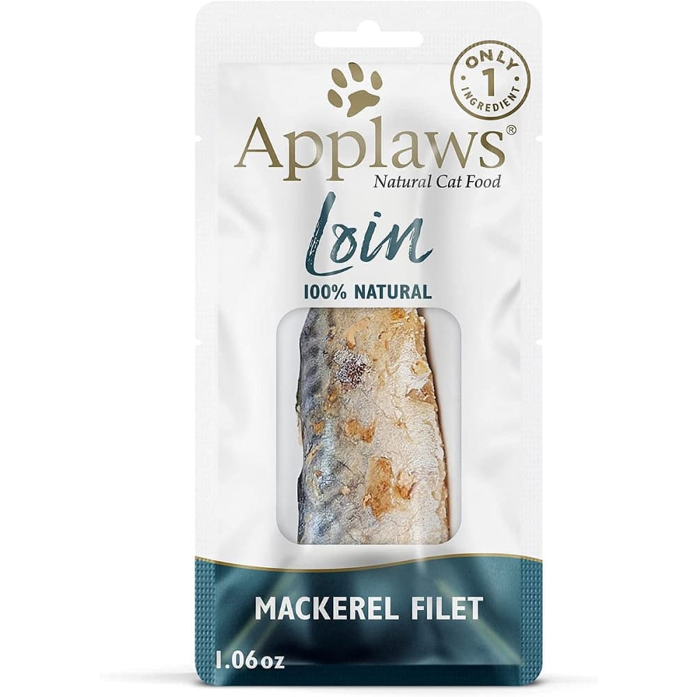 APPLAWS: Cat Food Loins Mackerel 1.06 oz - Pet > Cat > Cat Food - APPLAWS