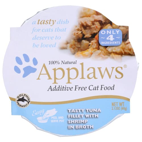 APPLAWS: Tasty Tuna Fillet with Shrimp Cat Food 2.12 oz - Pet > Cat > Cat Food - APPLAWS