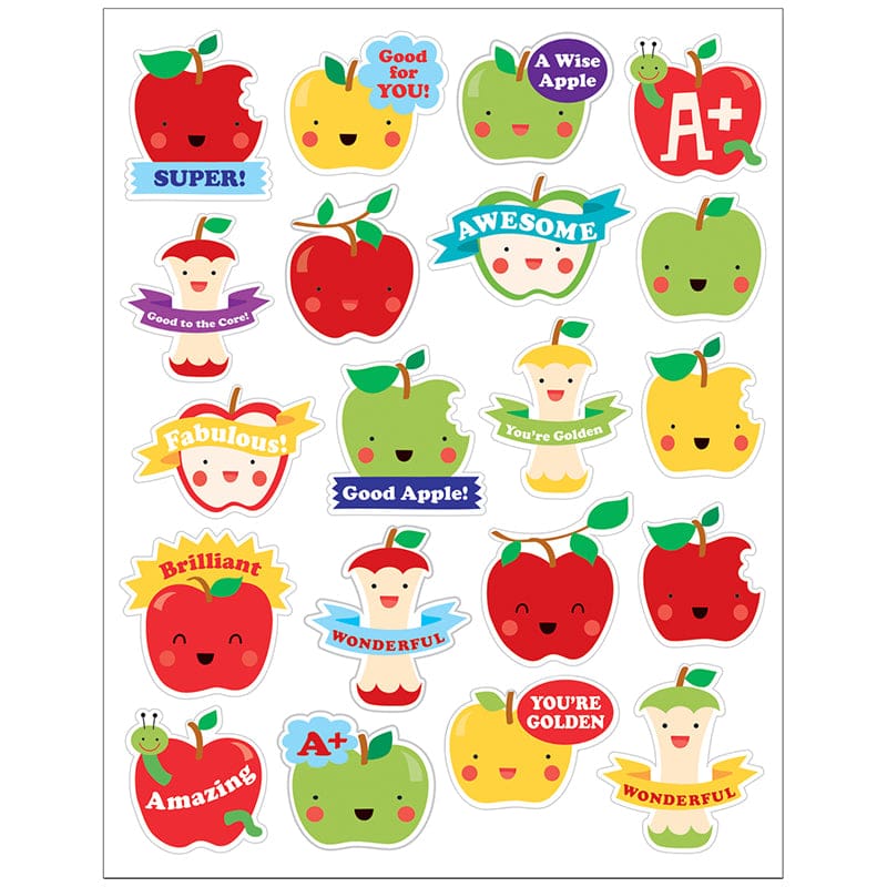 Apple Stickers Scented (Pack of 12) - Stickers - Eureka