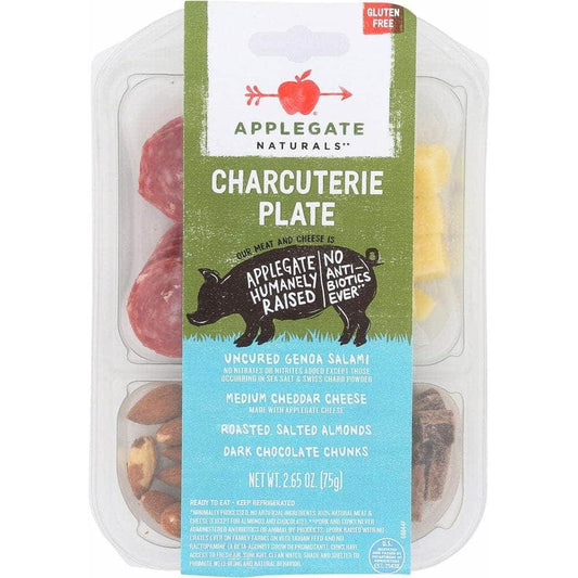 Applegate Applegate Naturals Charcuterie Plate Genoa Salami and Cheddar, 2.65 oz