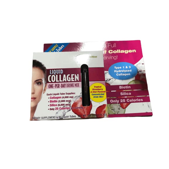 Applied Nutrition Liquid Collagen 4000MG Skin Revitalization, 30 Tubes - ShelHealth.Com