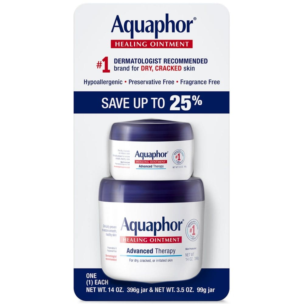 Aquaphor Healing Ointment (1 - 14 oz. & 1 - 3.5 oz.) - First Aid - Aquaphor Healing