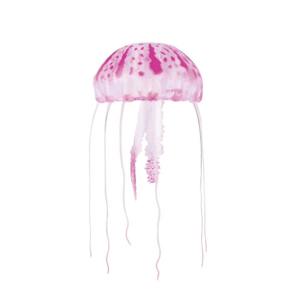 Aquatop Floating Jellyfish Aquarium Ornament Pink; 1ea-4 in; 1 pk - Pet Supplies - Aquatop