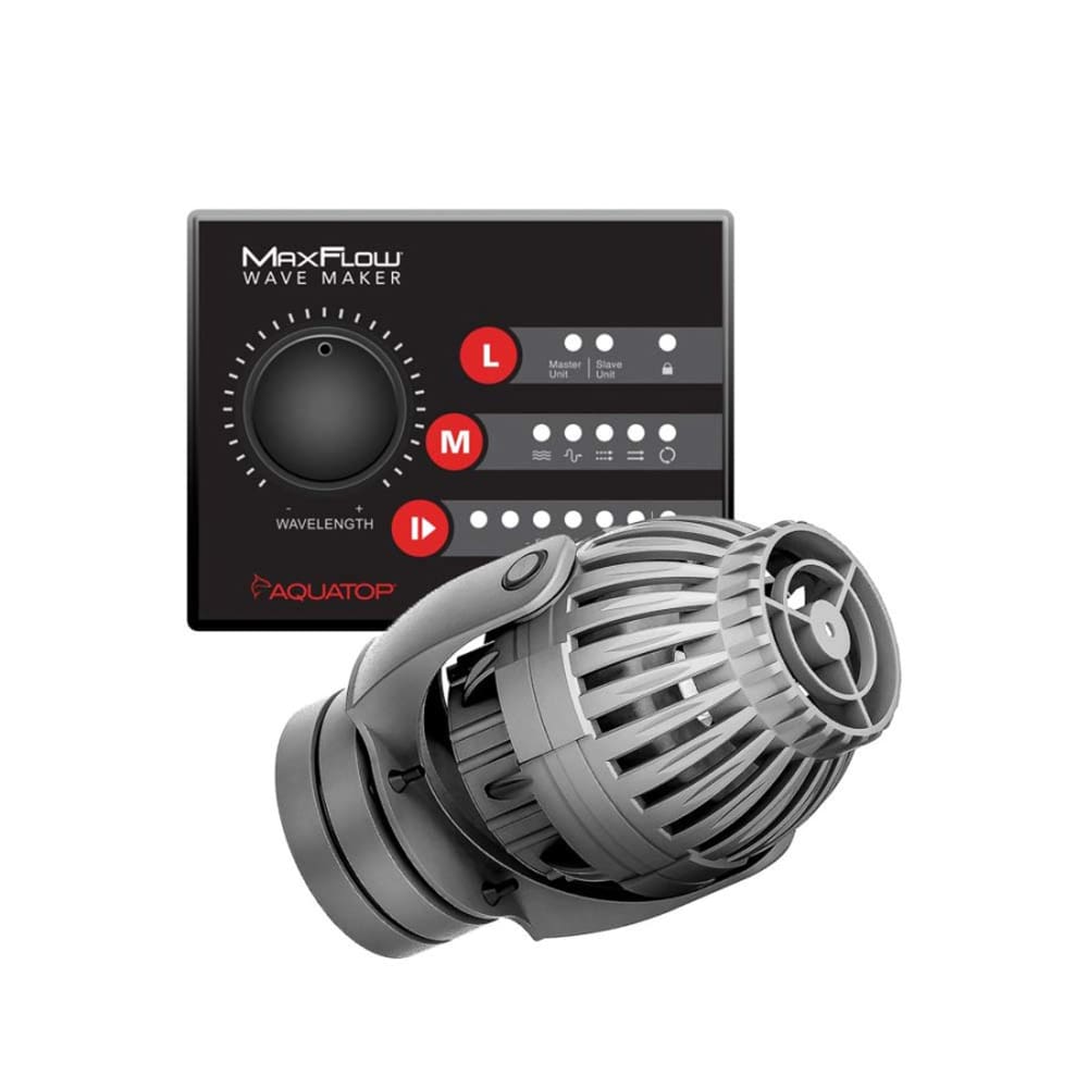 Aquatop MaxFlow MWV2000 DC Wavemaker Pump with Controller 1ea-352 2133 GPH - Pet Supplies - Aquatop