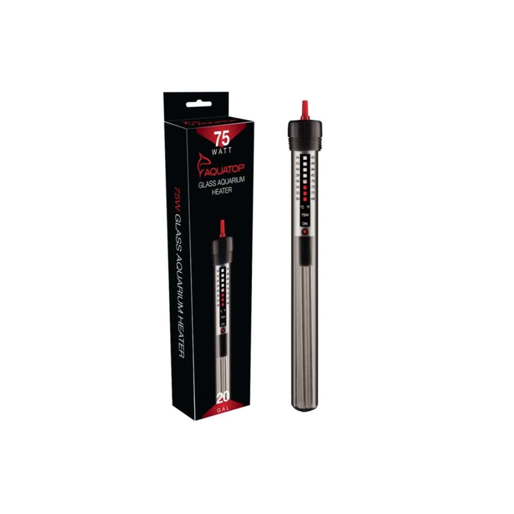Aquatop Submersible Glass Aquarium Heater 75 Watt - Pet Supplies - Aquatop