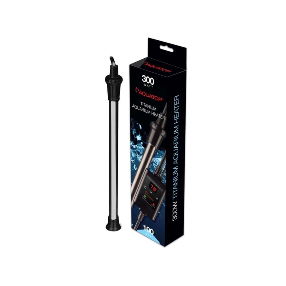 Aquatop Submersible Titanium Aquarium Heater & External Thermostat 300 Watt - Pet Supplies - Aquatop